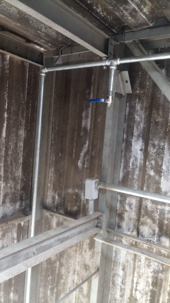 Instalação Elétrica e Ar Armazém de Grãos